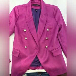 WHBM blazer fuchsia size 6